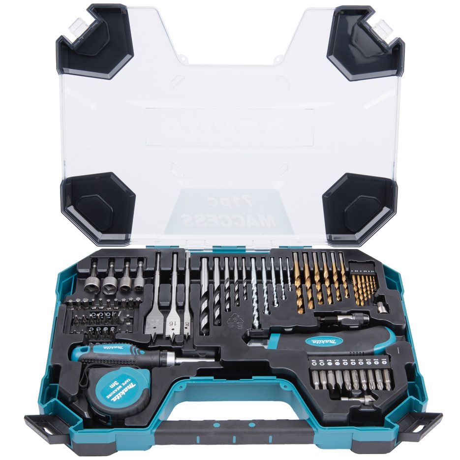 Sada vrtáků a příslušenství MAKITA 71 ks E-22589