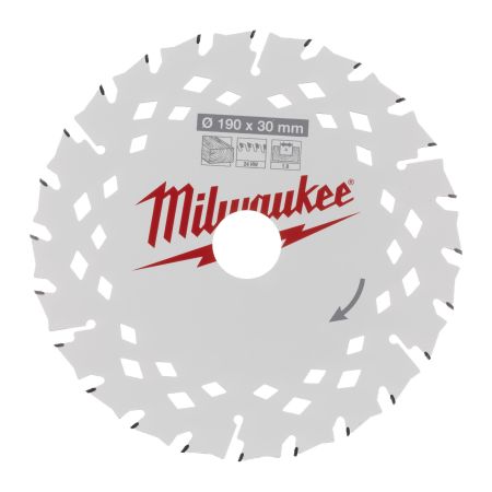 Řezný kotouč na dřevo MILWAUKEE CSB P W 190 X 30 X 1.8 X 24 ATB