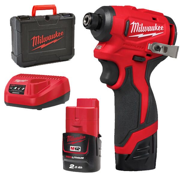 Aku rázový utahovák MILWAUKEE M12 BLIDRC-202C