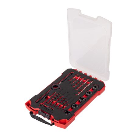 Sada metrických závitníků a matric MILWAUKEE PACKOUT 17 ks