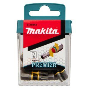 Bit torzní MAKITA Impact Premier (C-form) T15 x 25 mm 15 ks