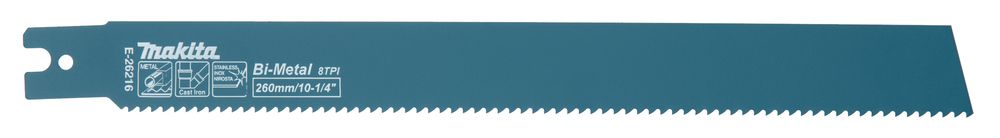 Pilový list MAKITA BiM 260 x 1,6 mm , TPI 8, 5 ks