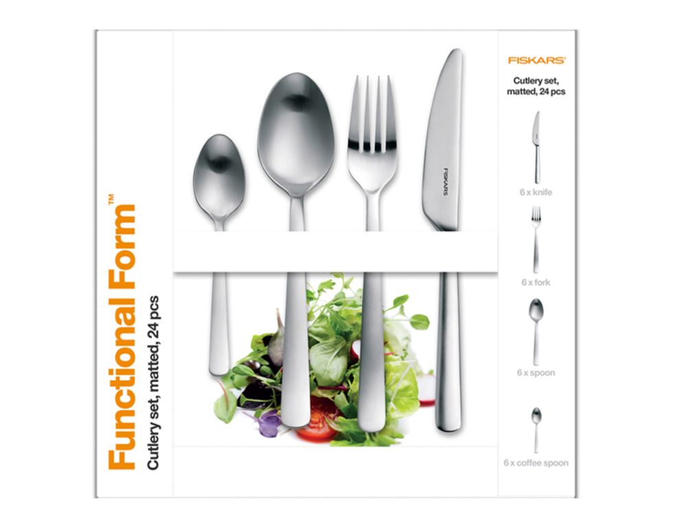 Sada příborů FISKARS Functional Form 24 ks mat 1071624