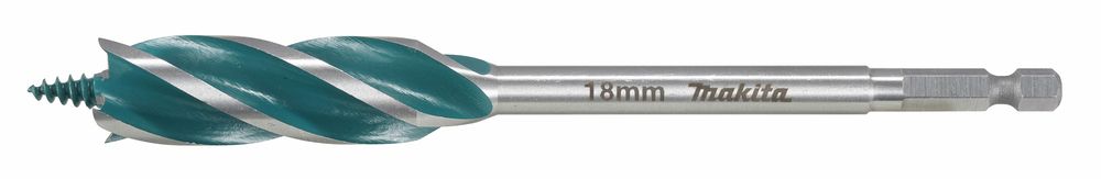 Vrták do dřeva MAKITA čtyřbřitý šestihran 1/4