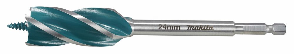 Vrták do dřeva MAKITA čtyřbřitý šestihran 1/4