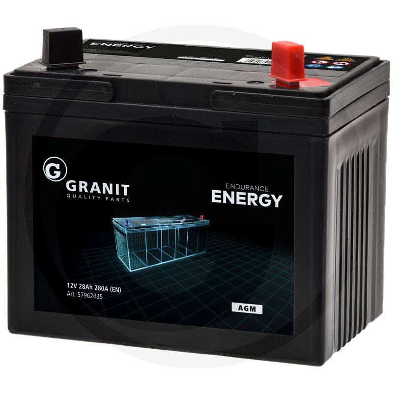 Baterie GRANIT Endurance ENERGY 12V 28Ah AGM P+