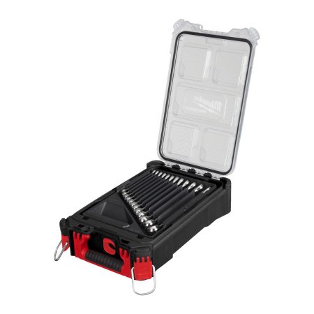 Sada očkoplochých klíčů MILWAUKEE MAXBITE PACKOUT 15 ks