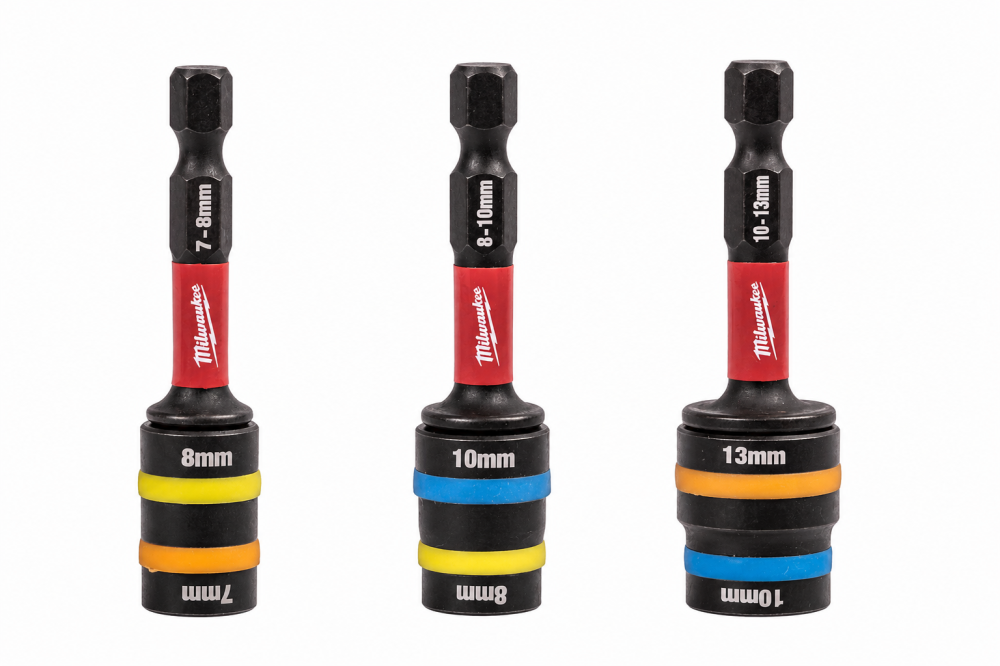 Sada magnetických nástrčných klíčů MILWAUKEE SHOCKWAVE HEX Dual 7-8mm / 8-10mm / 10-13mm 4932493559