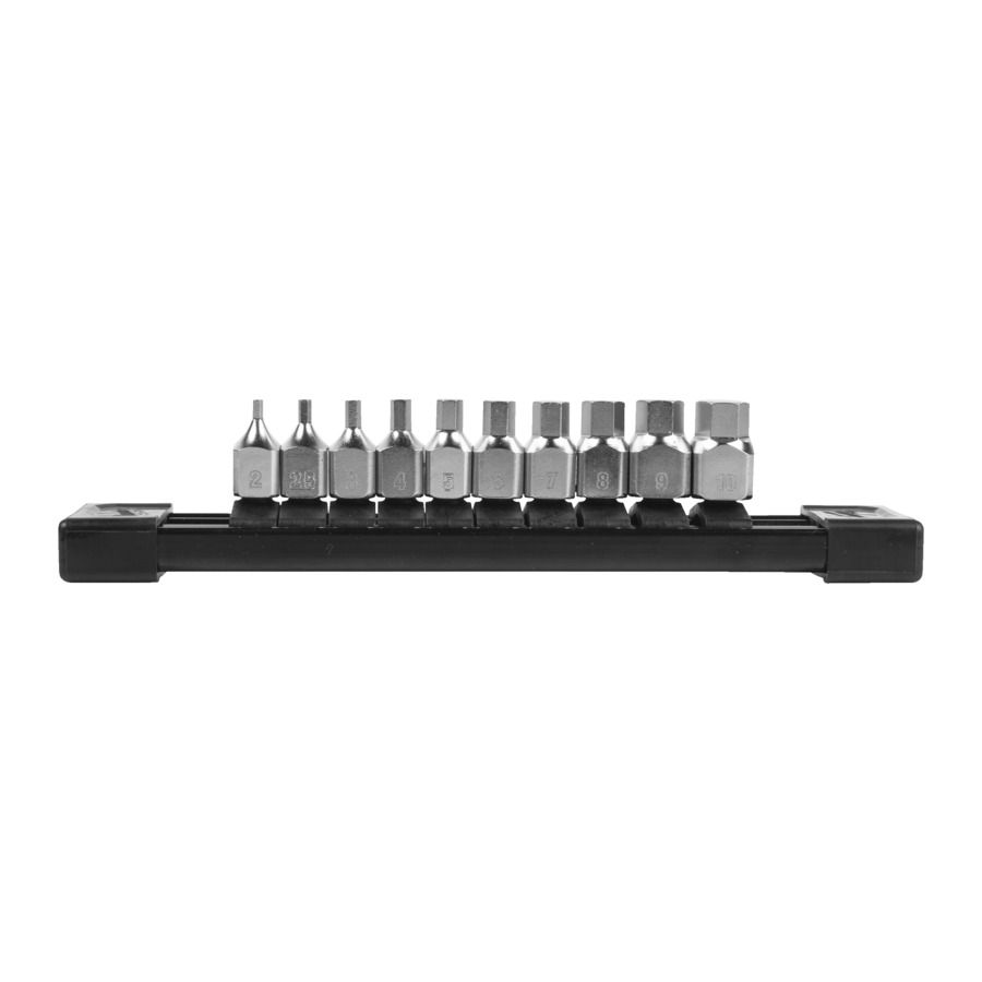 Sada krátkých hlavic s bity MILWAUKEE HEX 1/4″ 10ks 4932500434