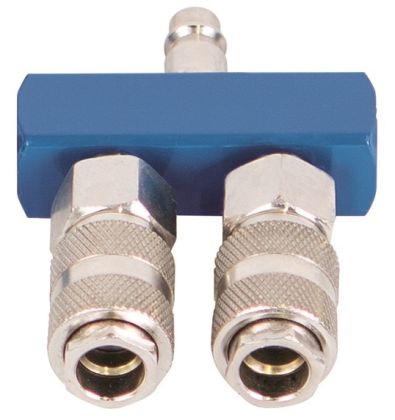 Vzduchová rozbočka SCHEPPACH se 2 rychlospojkami 