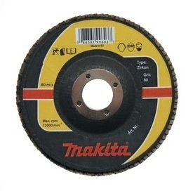Lamelový kotouč MAKITA Zirkon 115x22,2 mm K80