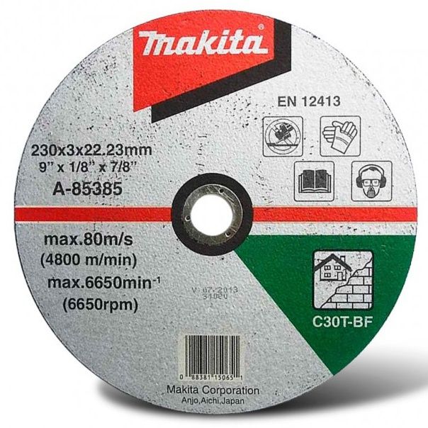 Řezný kotouč kámen MAKITA 230x3x22 mm