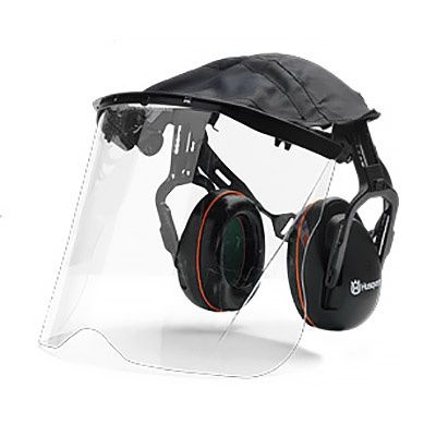 Chrániče sluchu HUSQVARNA se štítem z plexiskla