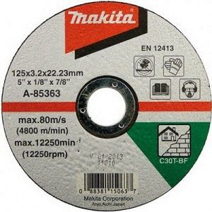 Řezný kotouč kámen MAKITA 125x3x22 mm