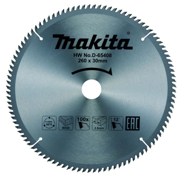 Pilový kotouč MAKITA 260x30 mm 100 zubů