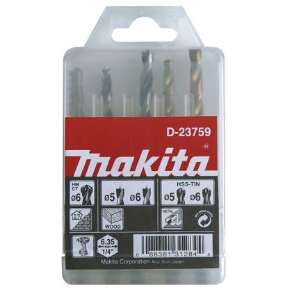 Sada vrtáků MAKITA šestihran 1/4