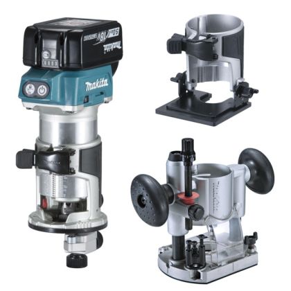 Aku kombinovaná frézka MAKITA DRT50RTJX2 + příslušenství