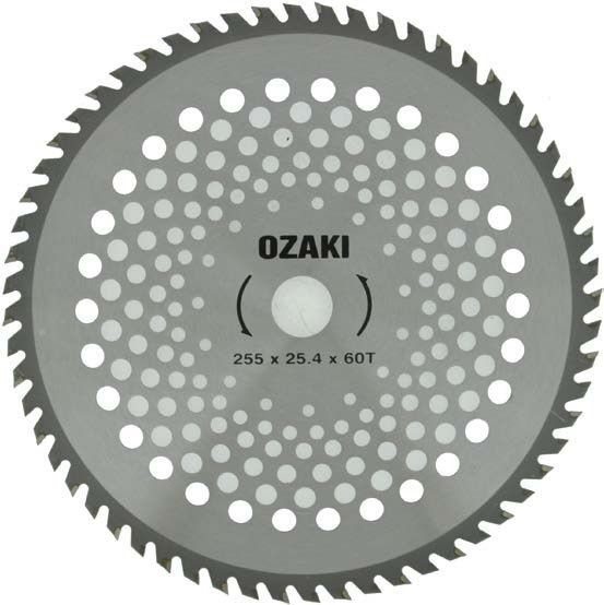 Řezný kotouč s trvdokovovými zuby 60z 255/25,4/1,4