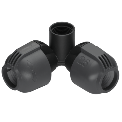 Rohová přípojka GARDENA 25 mm x 3/4