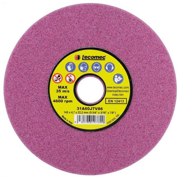 Brusný kotouč na řetězy TECOMEC 145x22x4,7