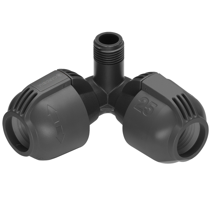 Rohová přípojka GARDENA 25 mm x 1/2