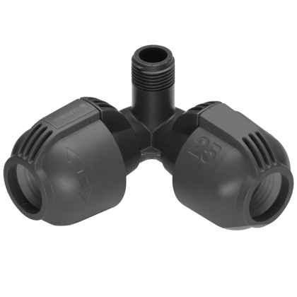 Rohová přípojka GARDENA 25 mm x 1/2