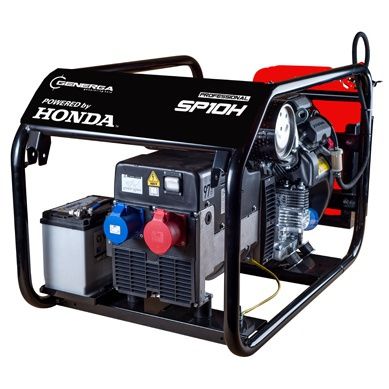 Elektrocentrála HONDA SP 10 H s podvozkem