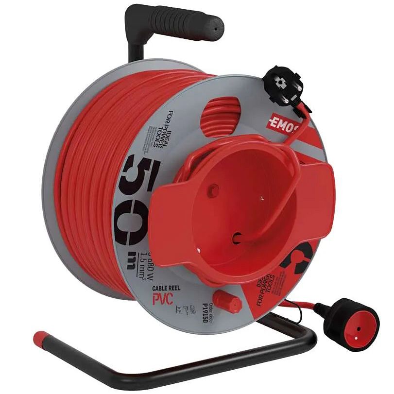 Prodlužovací kabel na bubnu EMOS PVC 1 zásuvka 1,5 mm² 50 m 