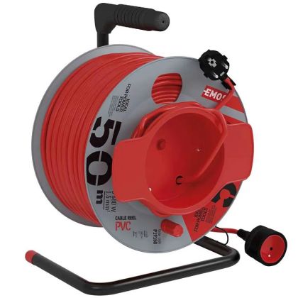 Prodlužovací kabel na bubnu EMOS PVC 1 zásuvka 1,5 mm² 50 m 