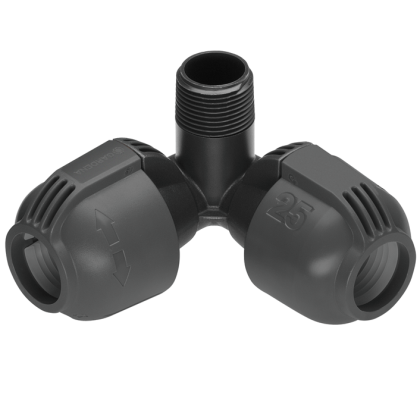 Rohová přípojka GARDENA 25 mm x 3/4
