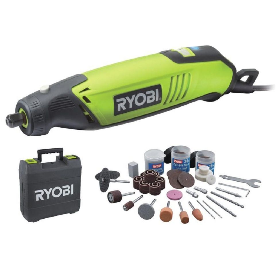 Přímá bruska RYOBI EHT150V + 115 ks příslušenství