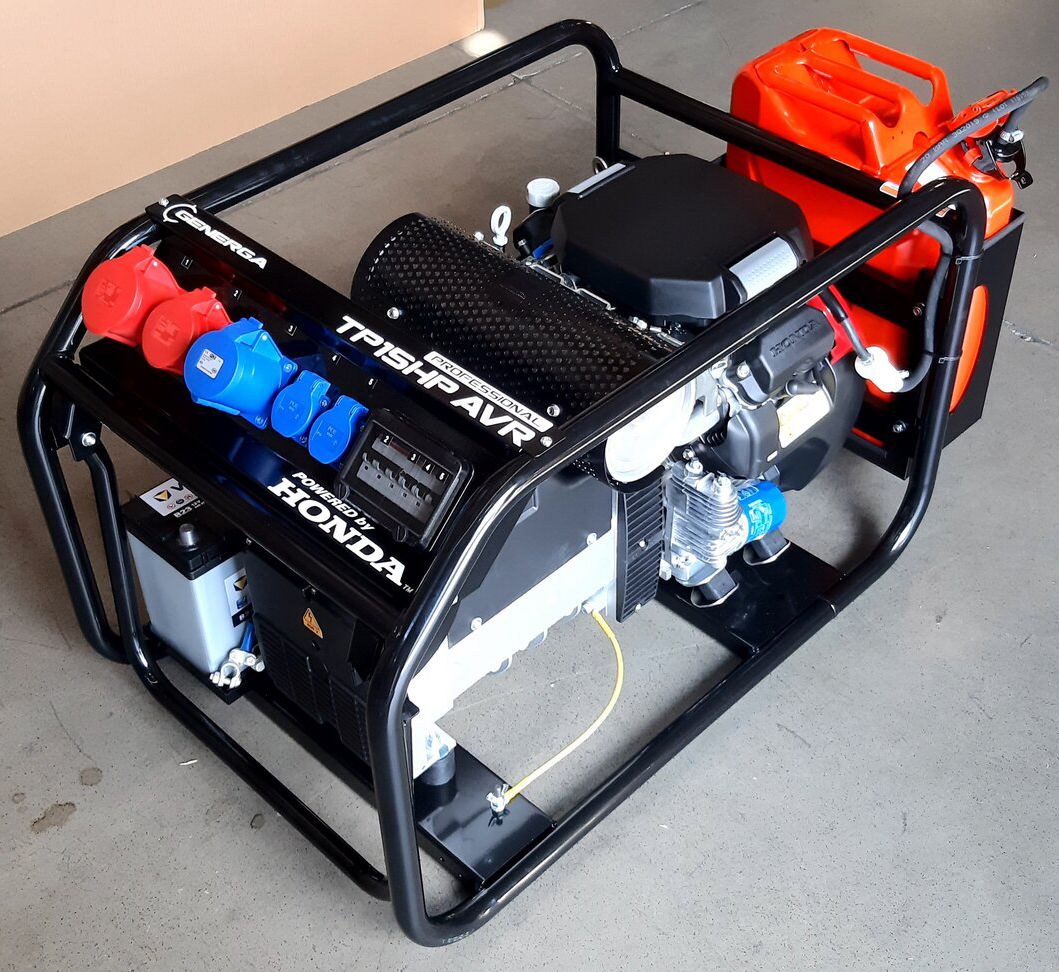 Elektrocentrála HONDA TP 15 HP AVR s podvozkem