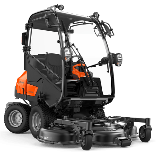 Komerční rider HUSQVARNA P 525DX s kabinou