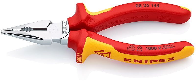 Kleště KNIPEX kombinované úzké ploché 0826145