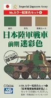 CS604 Japanese Tank Color (WWII) sada farieb