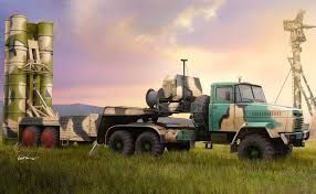 HB5511 Russian KrAZ-260B Tractor with 5P85TE TEL S-300PMU