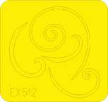 EDUEX512  Bf 109G spinner spirals 1/48