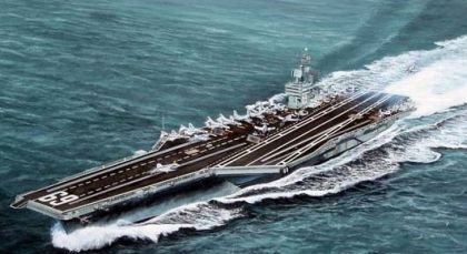 TR5753 USS Dwight D. Eisenhower CVN-69 1978