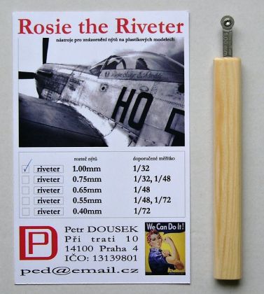 PDRIVET05 Rosie the riveter 1,00mm (1/32)