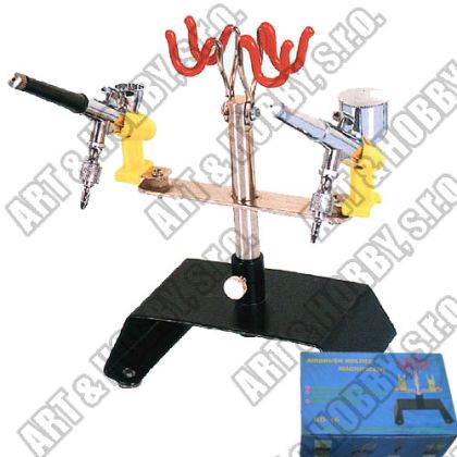 fen BD16 Stojan Fengda BD-16 na 2+2 airbrush pištole