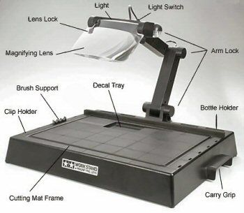 TA74064 Work Stand w/Magnifying Lens