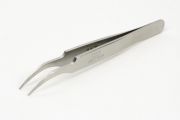 TA74108 HG Angled Tweezers Round Tip