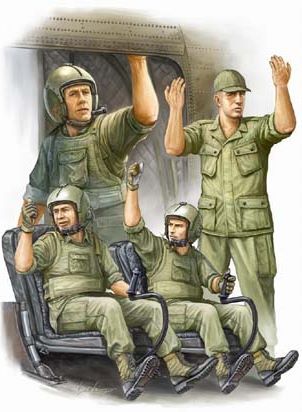 TR0417 US Army CH-47 Crew in Vietnam