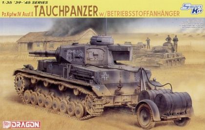 Dra6402 Pz.Kpfw.IV Ausf.E Tauchpanzer with Betriebsstoffanhanger