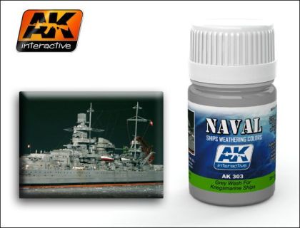 AK303 GREY WASH FOR KRIEGSMARINE SHIPS