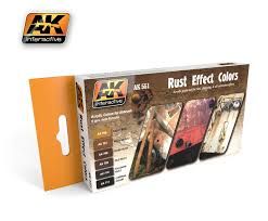 AK551 Rust Effect Colors