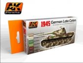 AK554 1945 German Late War Colors Set