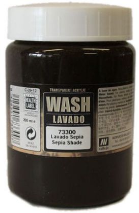 VAL73300 Vallejo 73300 Sepia Shade Wash 200 ml