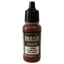 VAL73206 Vallejo 73206 Red Shade Wash 17ml