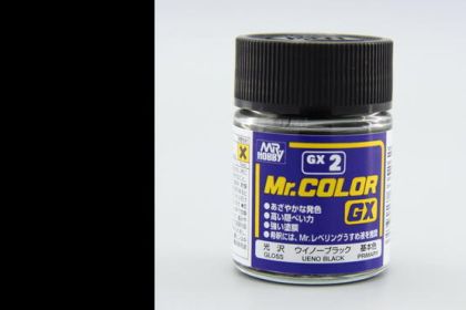 GX02  Mr. Color - čierna 18ml